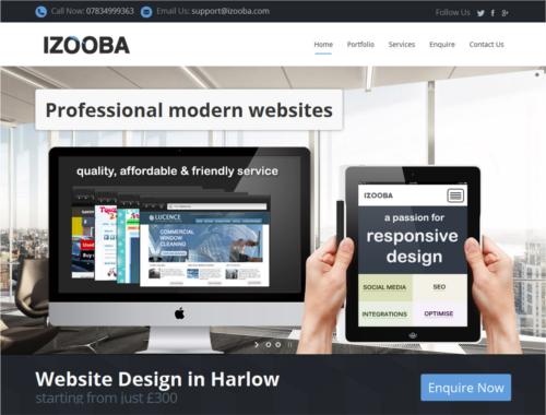 iZooba Web Design Harlow